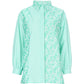 Maddy Jacquard Shirt - Turquoise