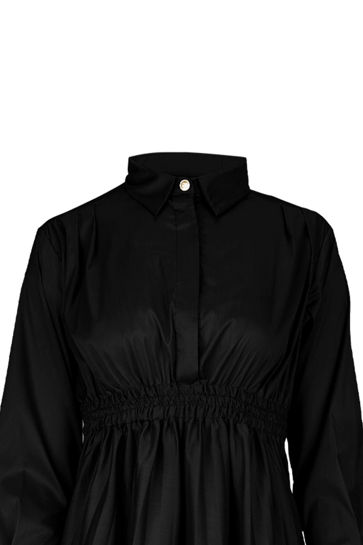 Masha Pleated Dress - Black