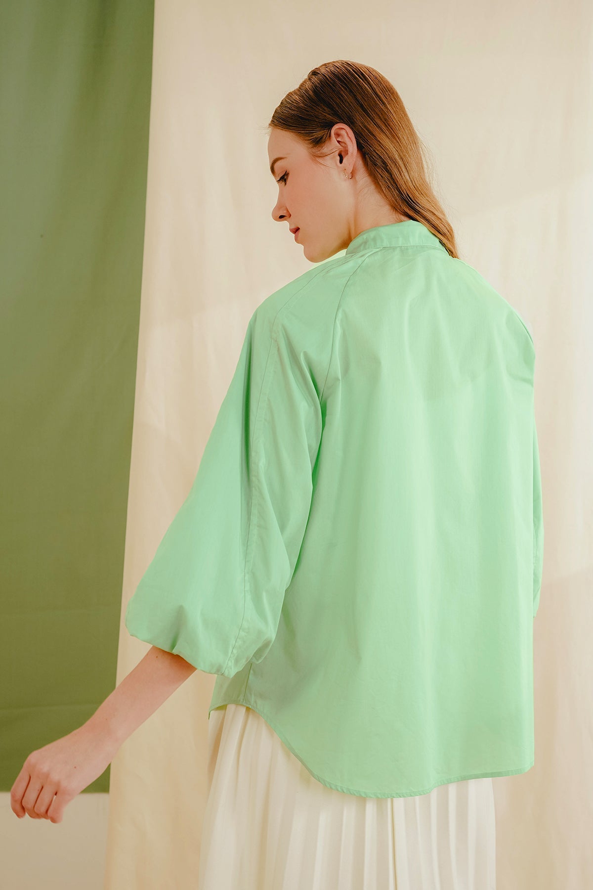 Memora Puffy Shirt - Green