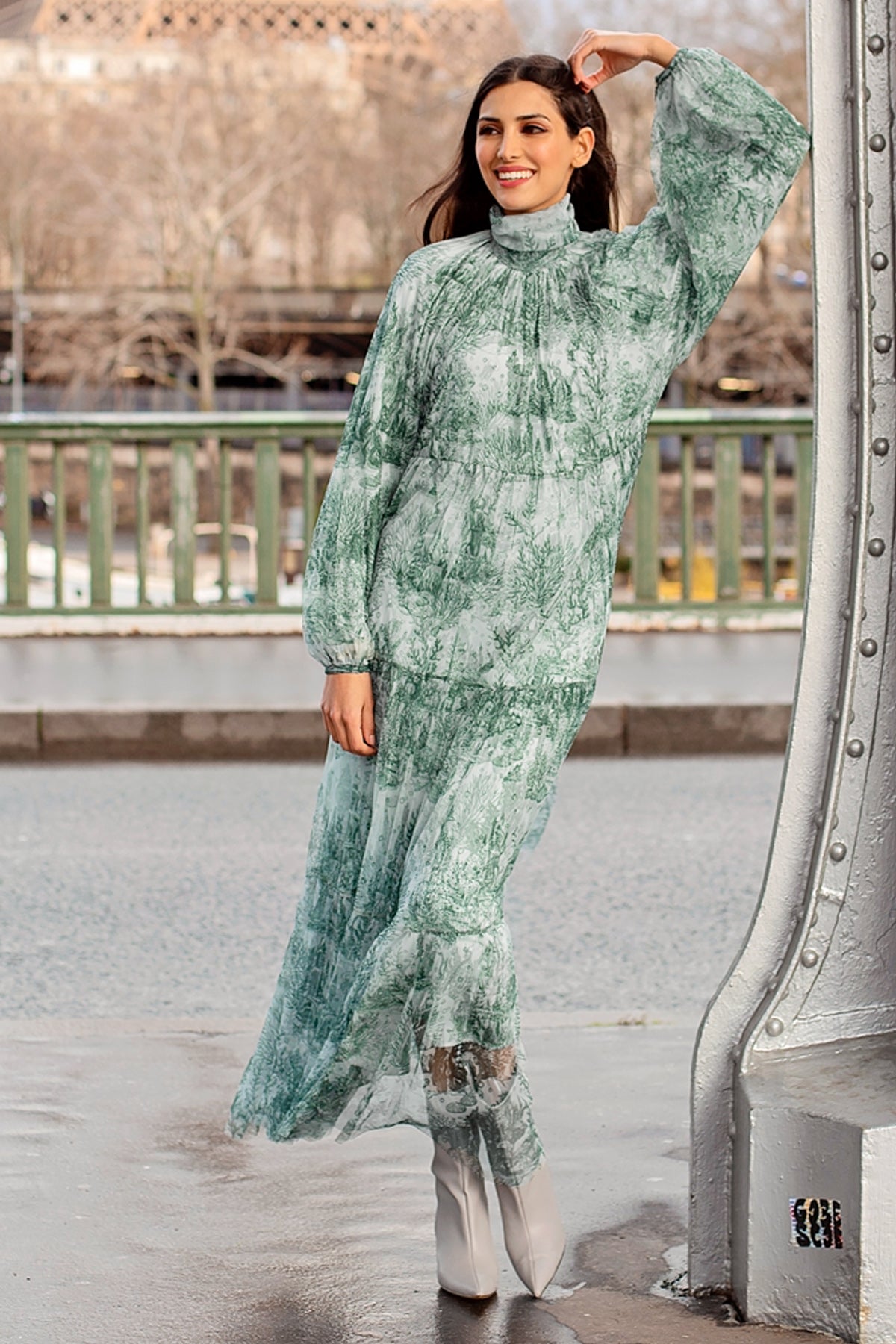 El Mar Minorca Long Dress - Green