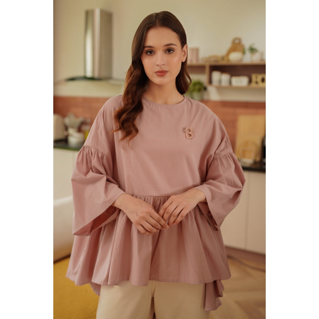 Naura Blouse - Dusty Pink