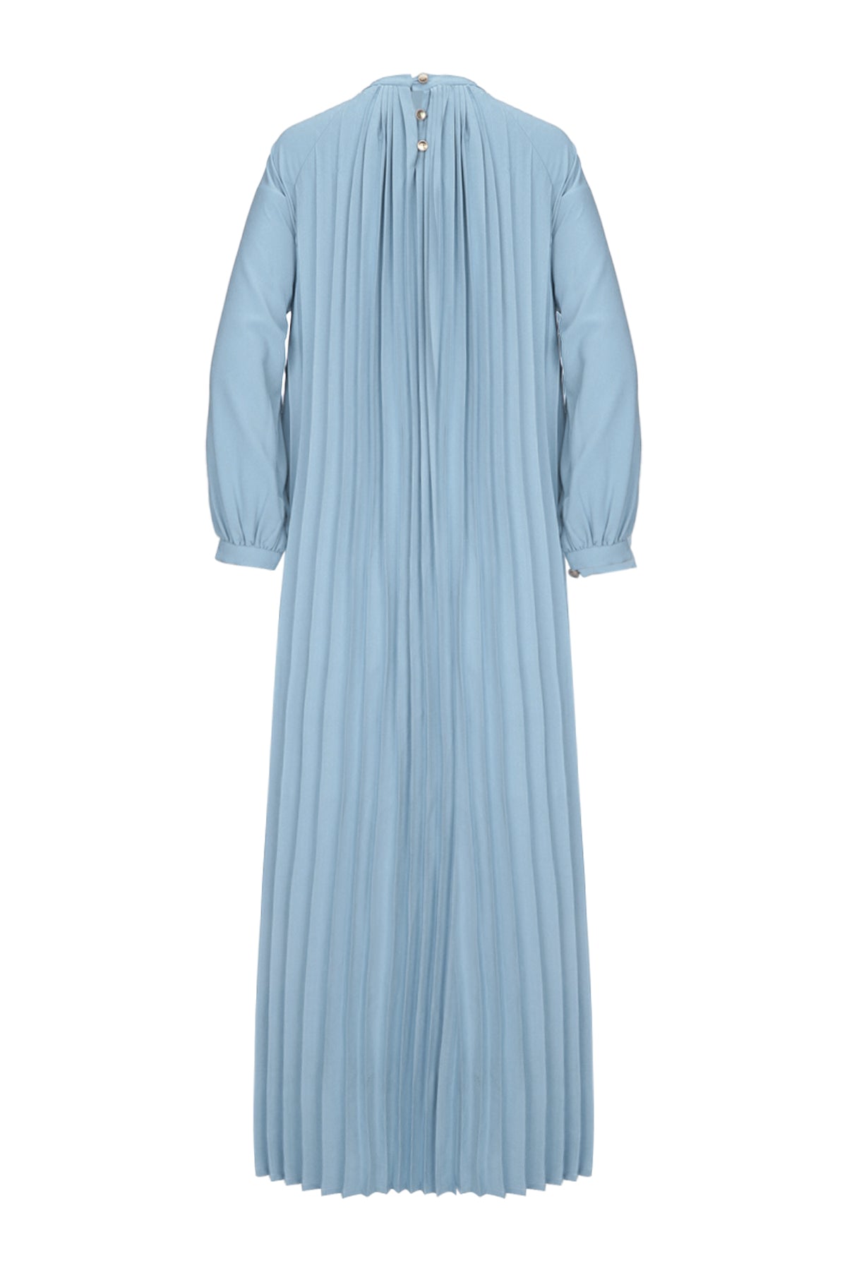 Navier Pleated Dress - Soft Blue