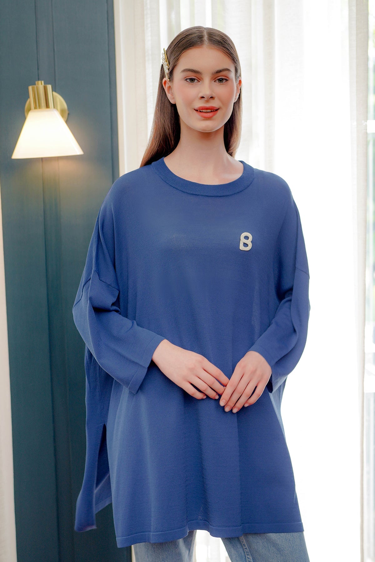 Oversized Shirt - Blue