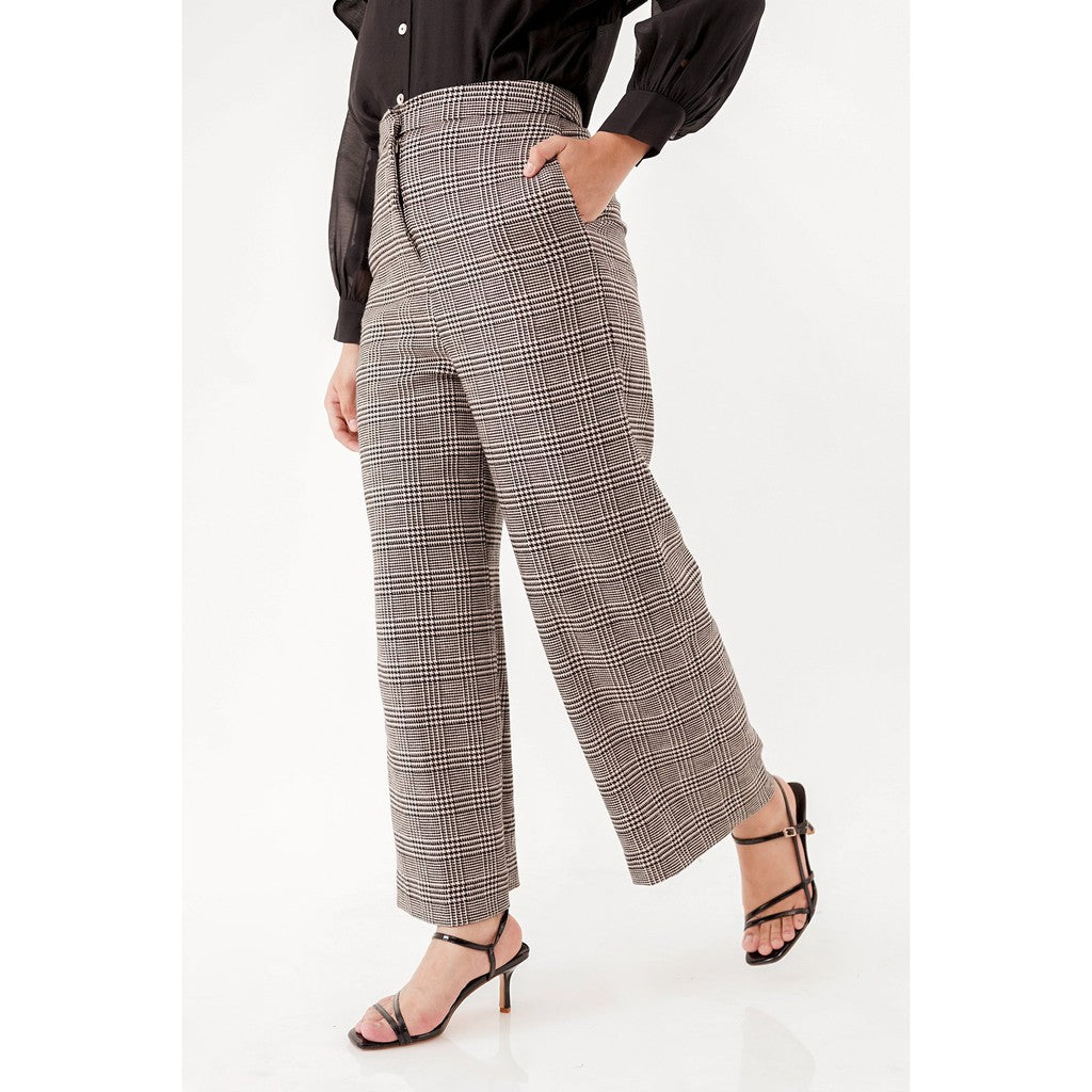 Plaid Pants - Grey