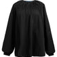 Poplin Top - Black