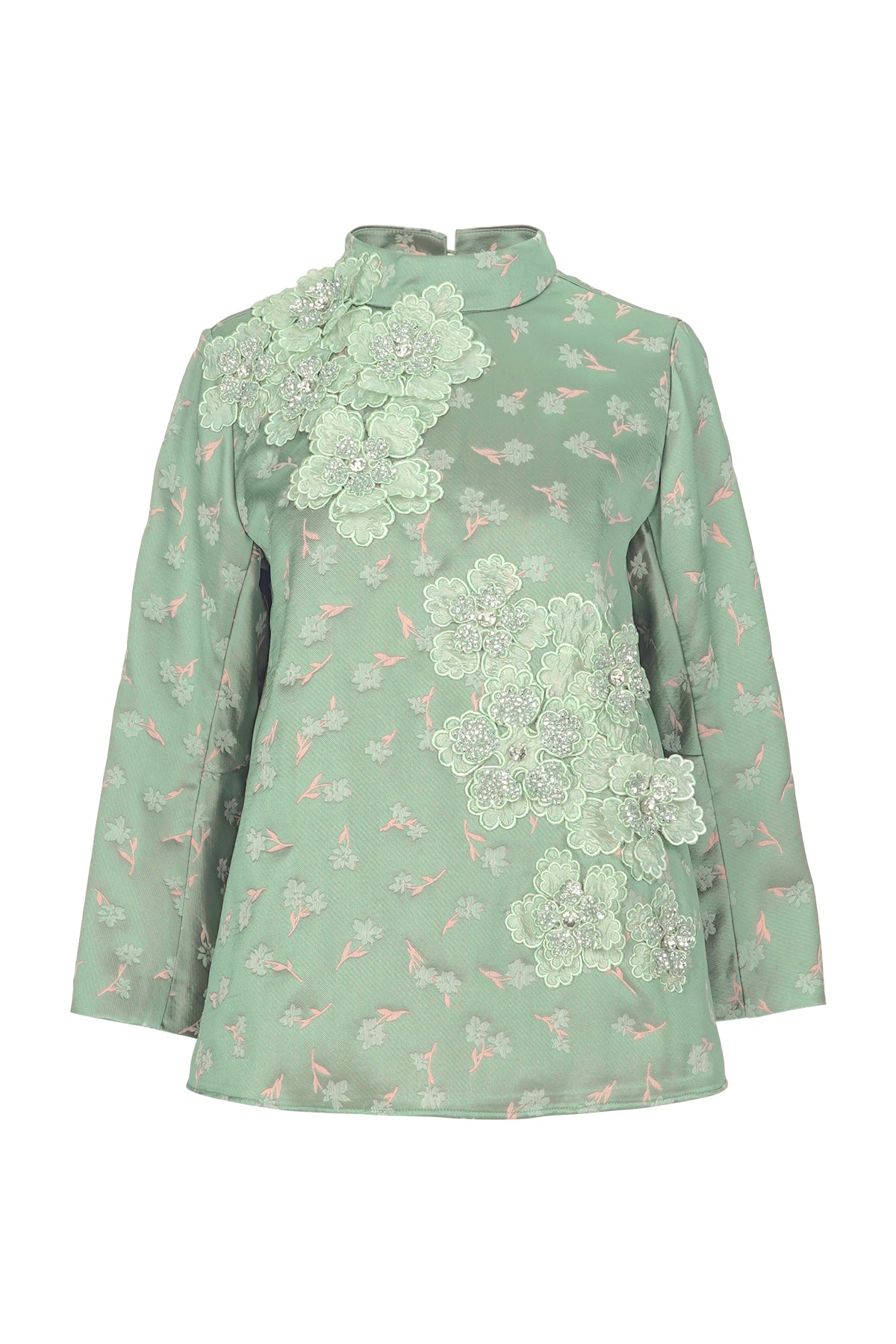 Prisha Jacquard Shirt - Sage