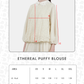 Ethereal Puffy Blouse - White