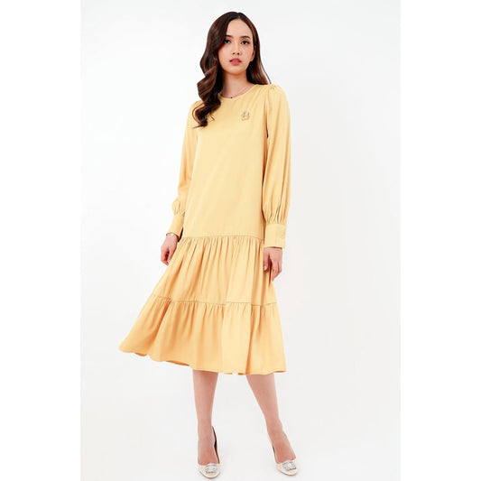 Raisha Midi Dress - Yellow