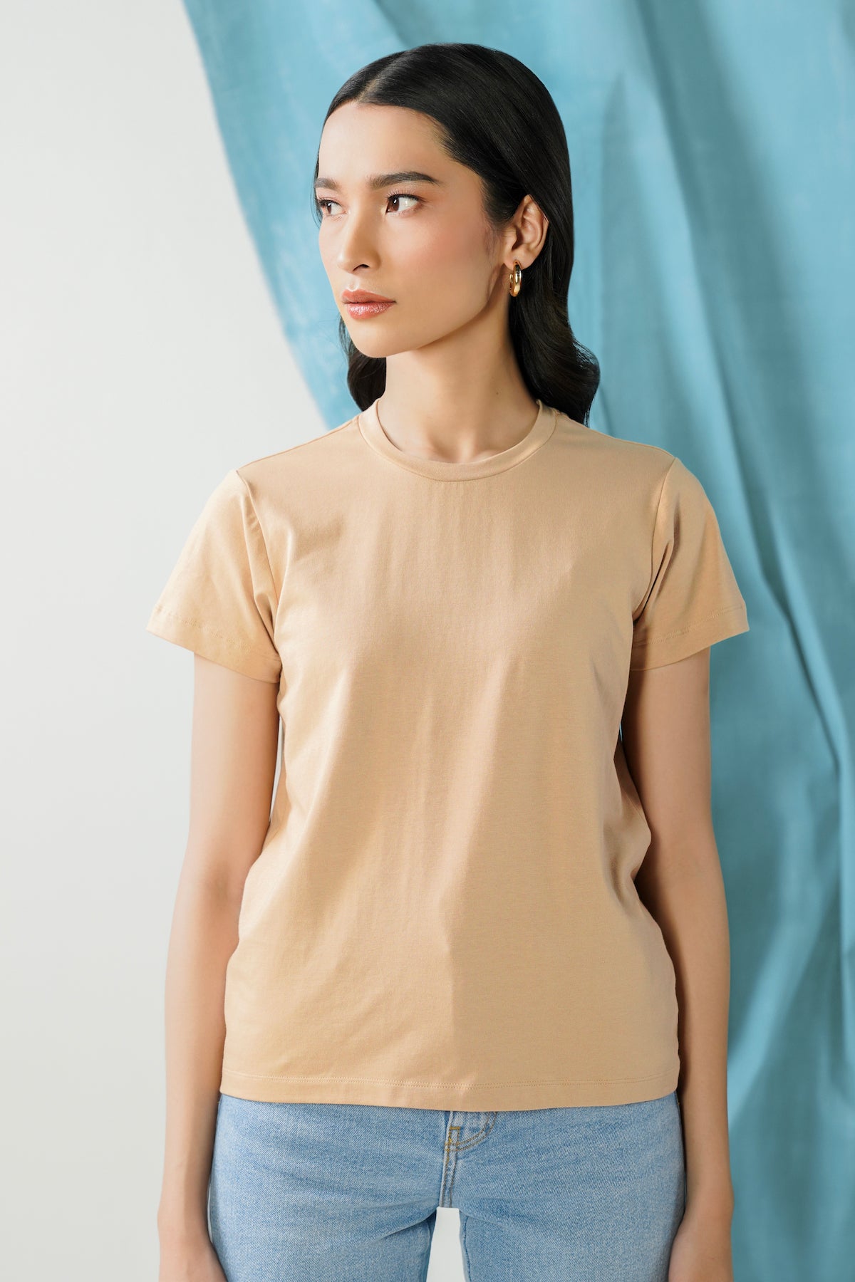 Round T-Shirt - Nougat