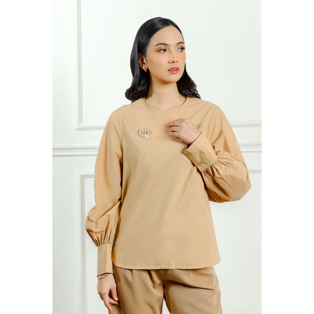 Ruby Blouse - Beige