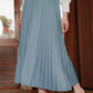 Serena Pleats Skirt - Blue