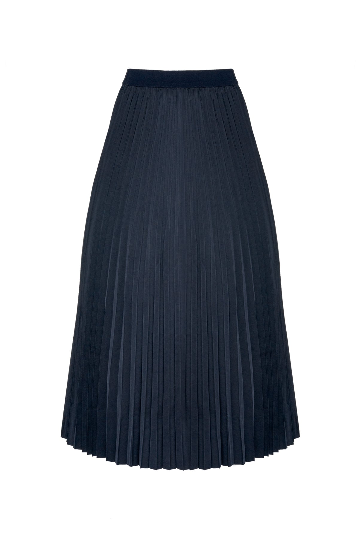 Serena Pleats Skirt - Navy