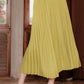 Serena Pleats Skirt - Yellow