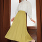 Serena Pleats Skirt - Yellow