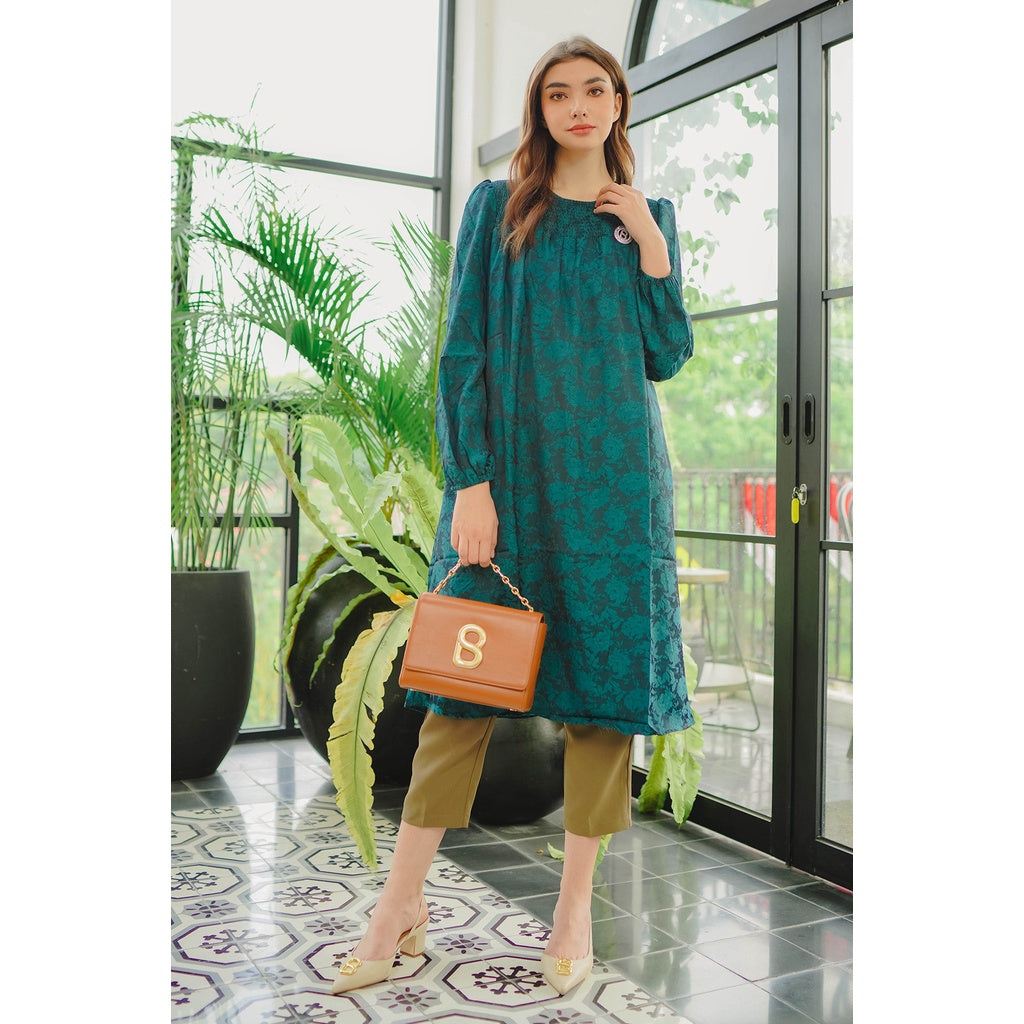 Senny Midi Dress - Green