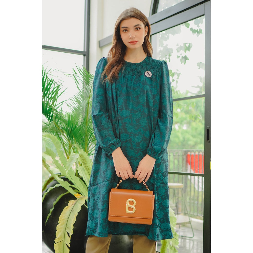 Senny Midi Dress - Green