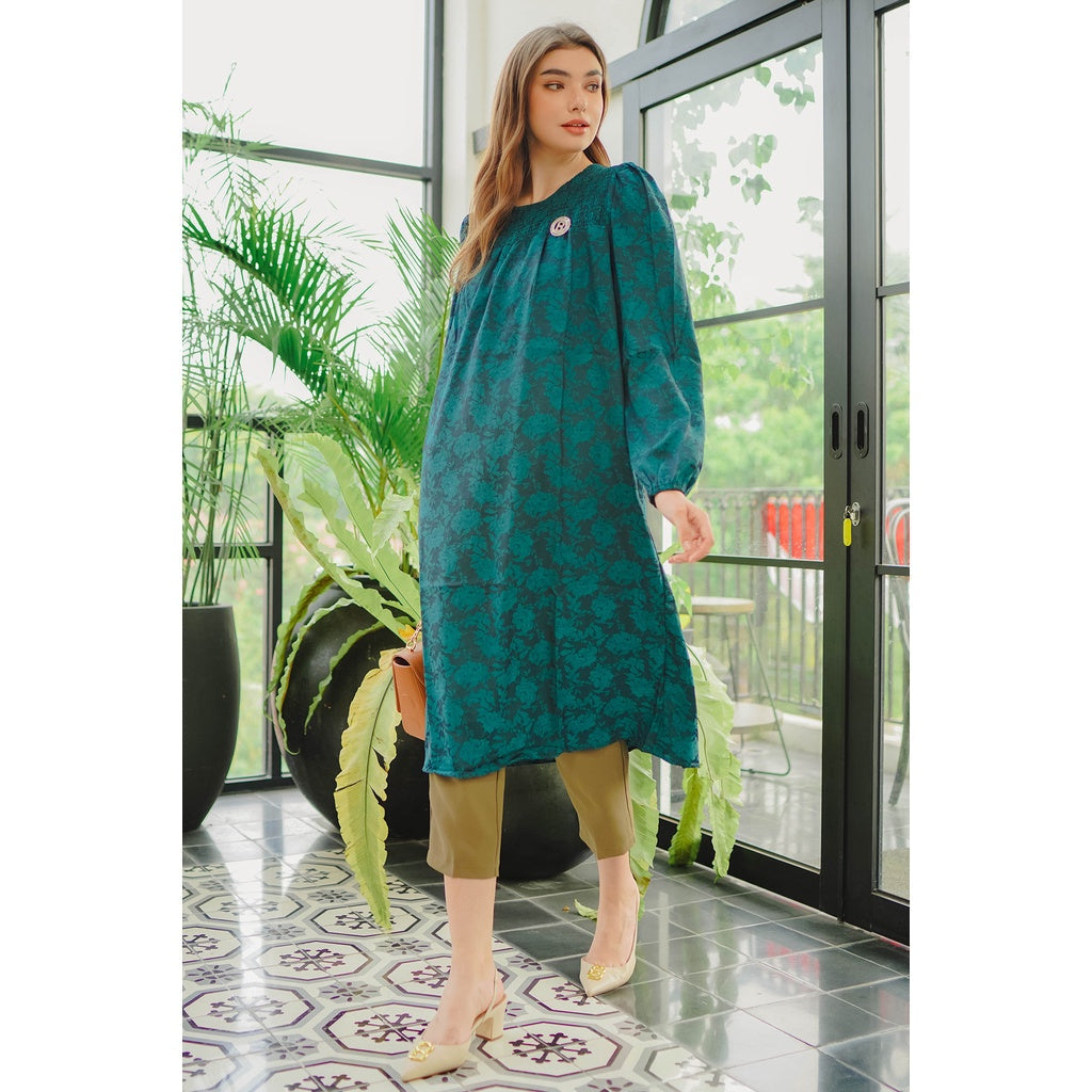 Senny Midi Dress - Green