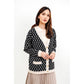 Signature Monogram Cardigan - Black