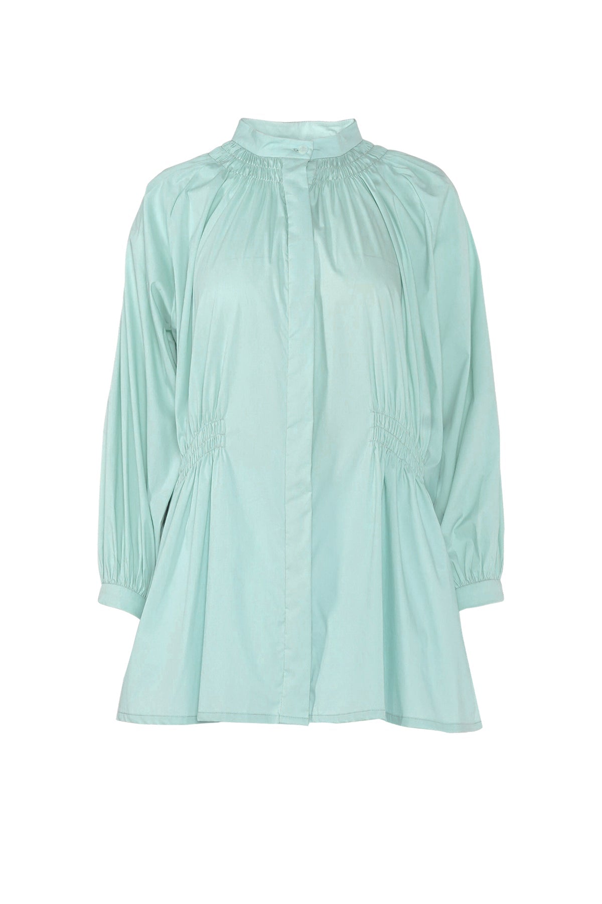 Sora Smock Shirt - Blue