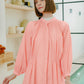 Sora Smock Shirt - Peach