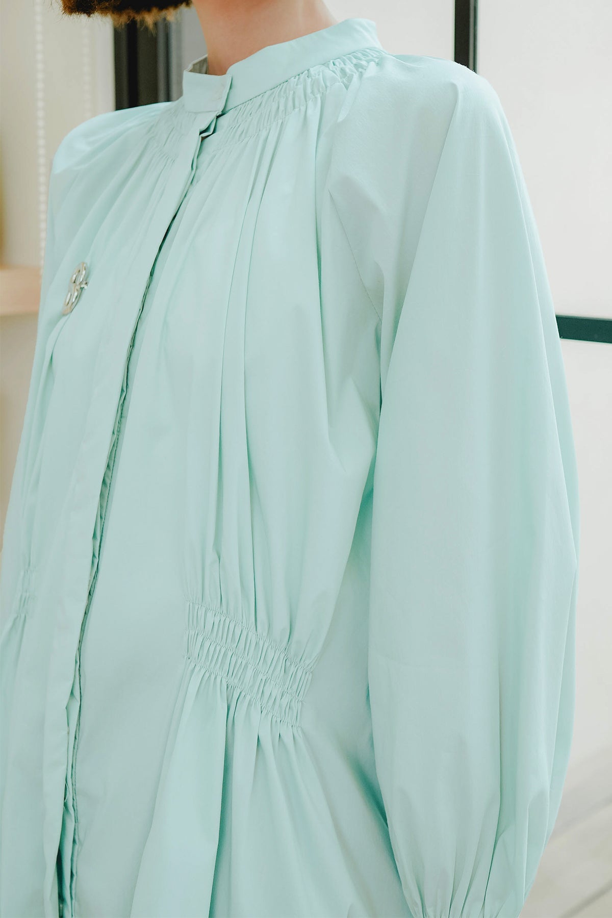 Sora Smock Shirt - Blue