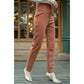 Straight Leg Pants - Brown