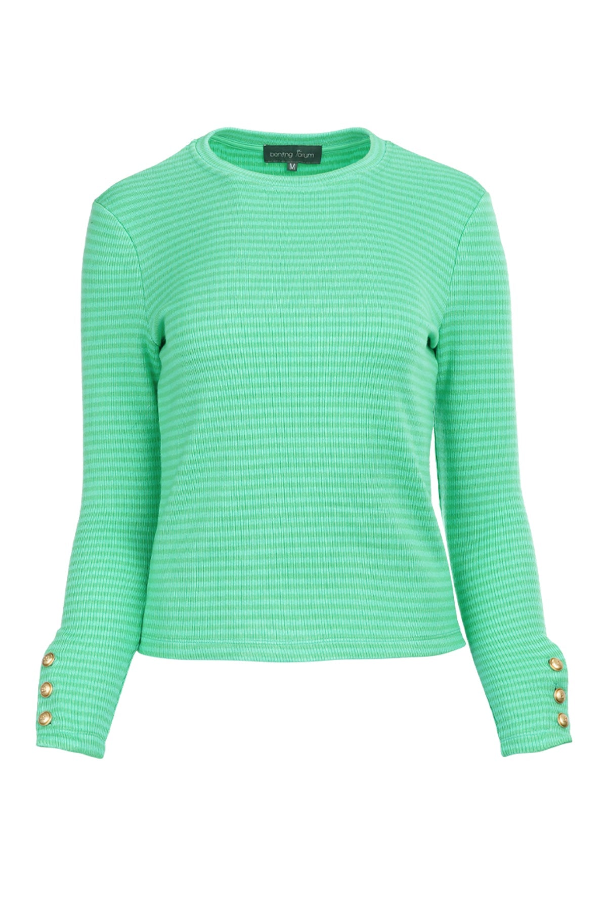 Striped Knit Top - Green