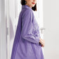 Tessa Embroidery Shirt - Purple