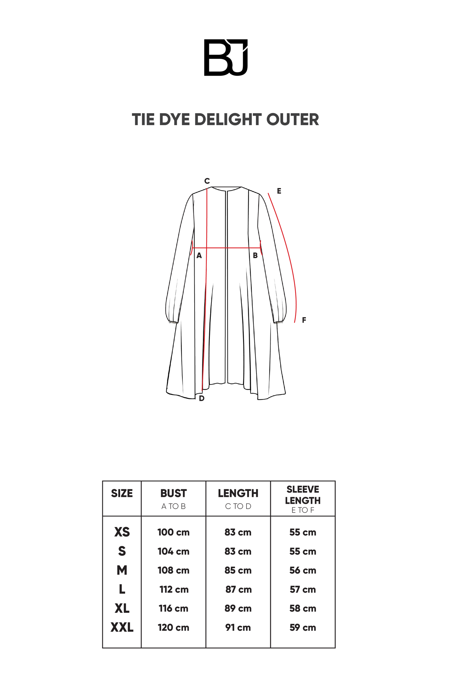 Tie Dye Delight Outer - Peacoat