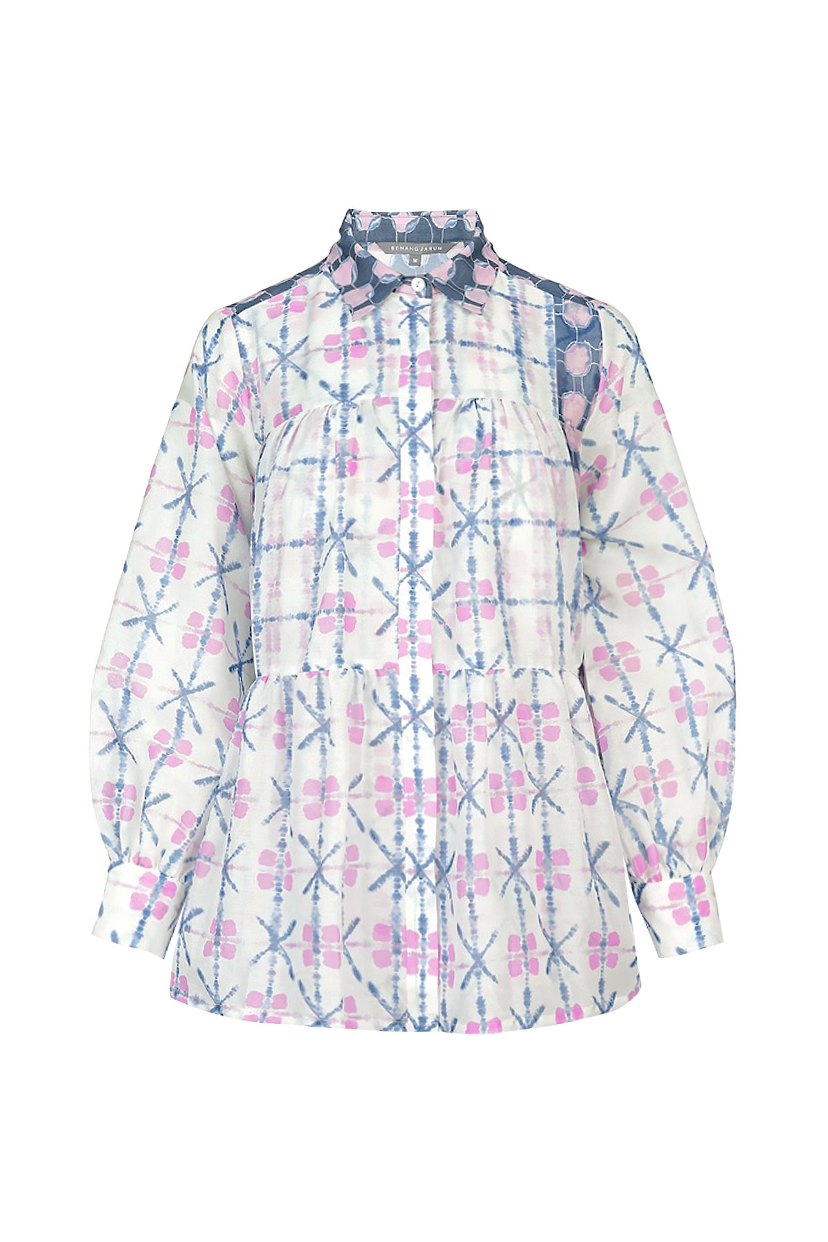 Tie Dye Delight Tiered Shirt - Orchid