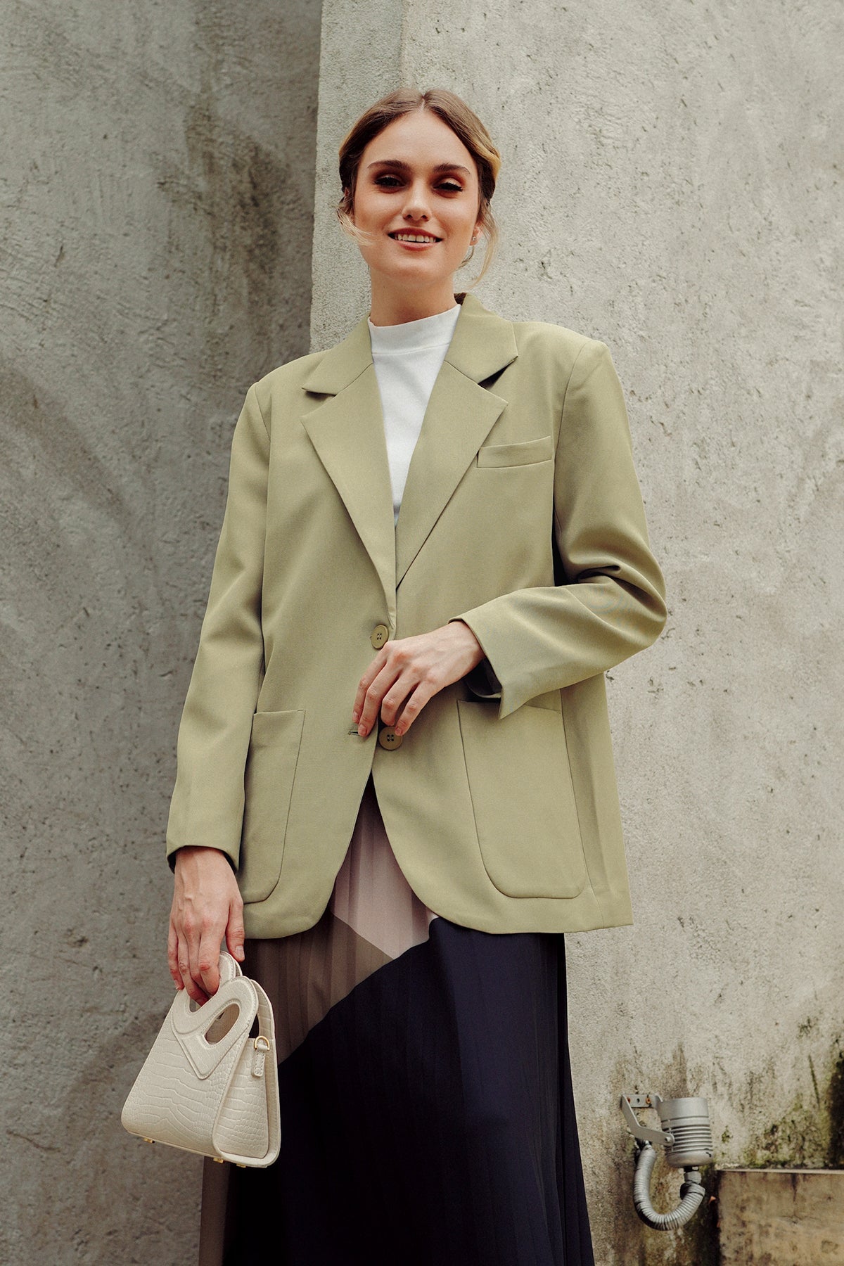 Viro Blazer - Light Taupe