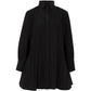 Vivian Pleated Shirt - Black