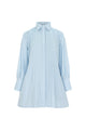 Vivian Pleated Shirt - Blue