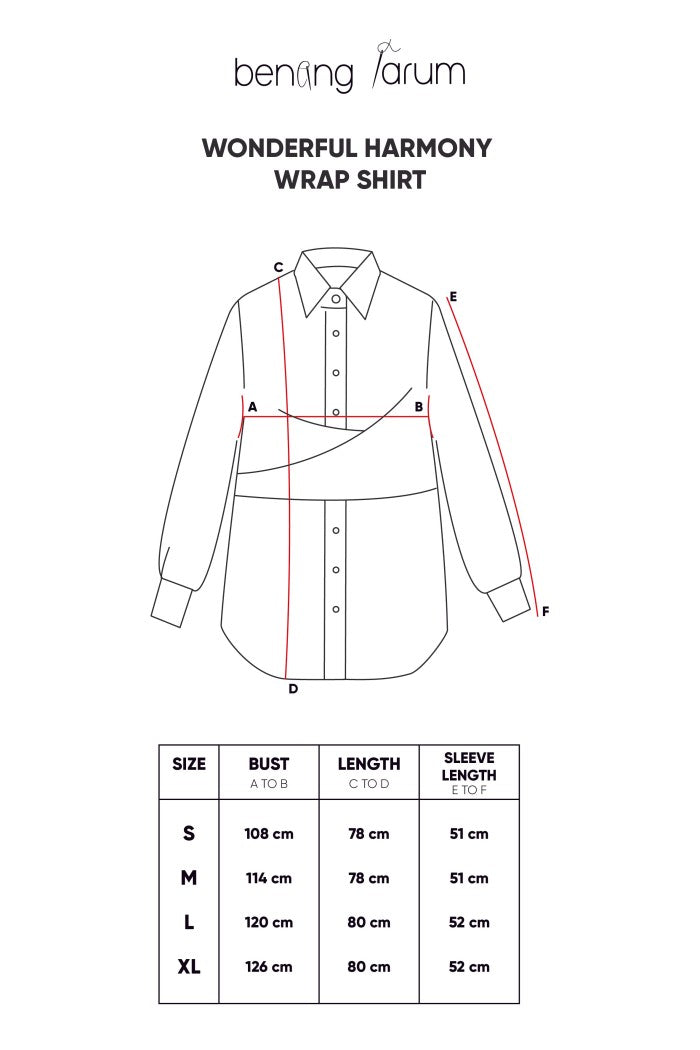 Wonderful Harmony Wrap Shirt - Cream