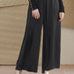 Black Classic Flowy Culotte