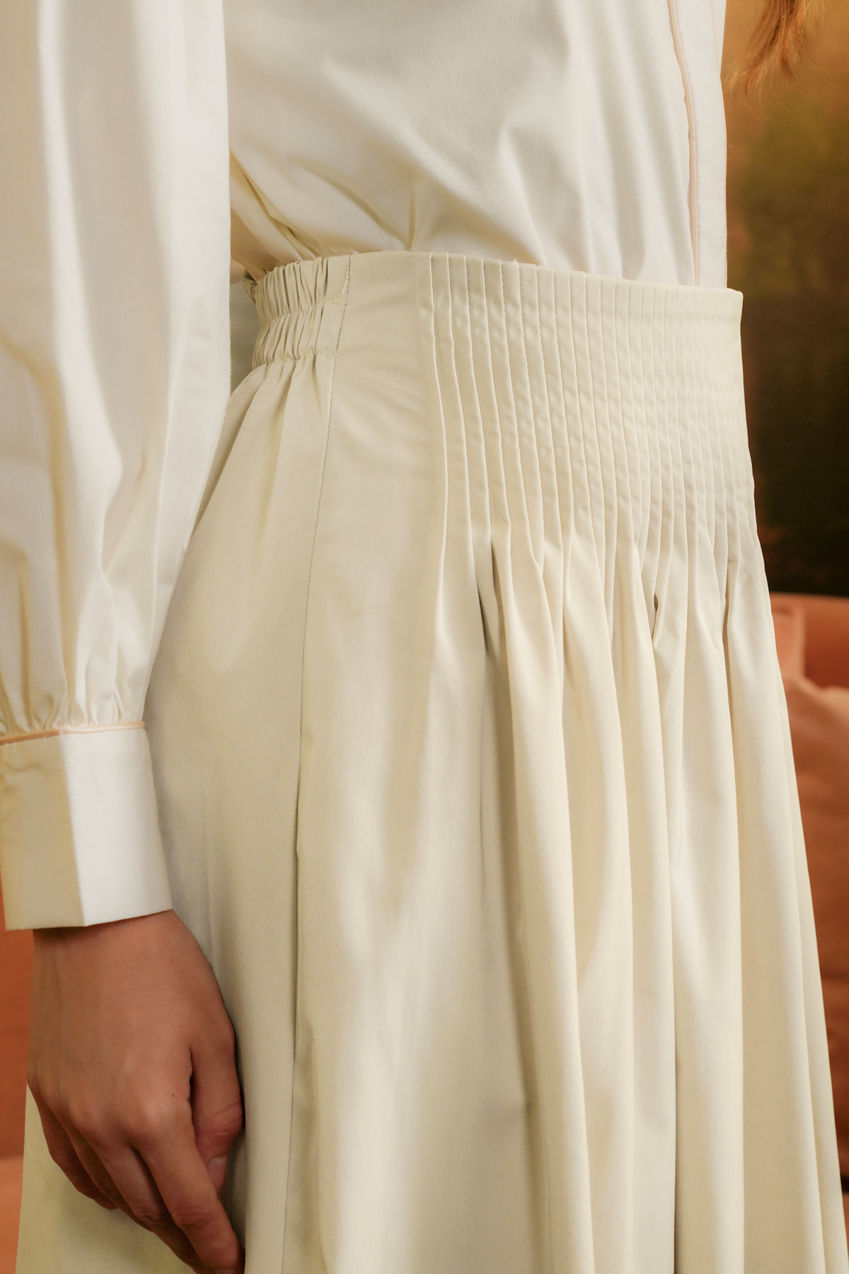 Zalia Waist Skirt - Sand