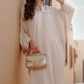 Seera Drapery Dress - Beige