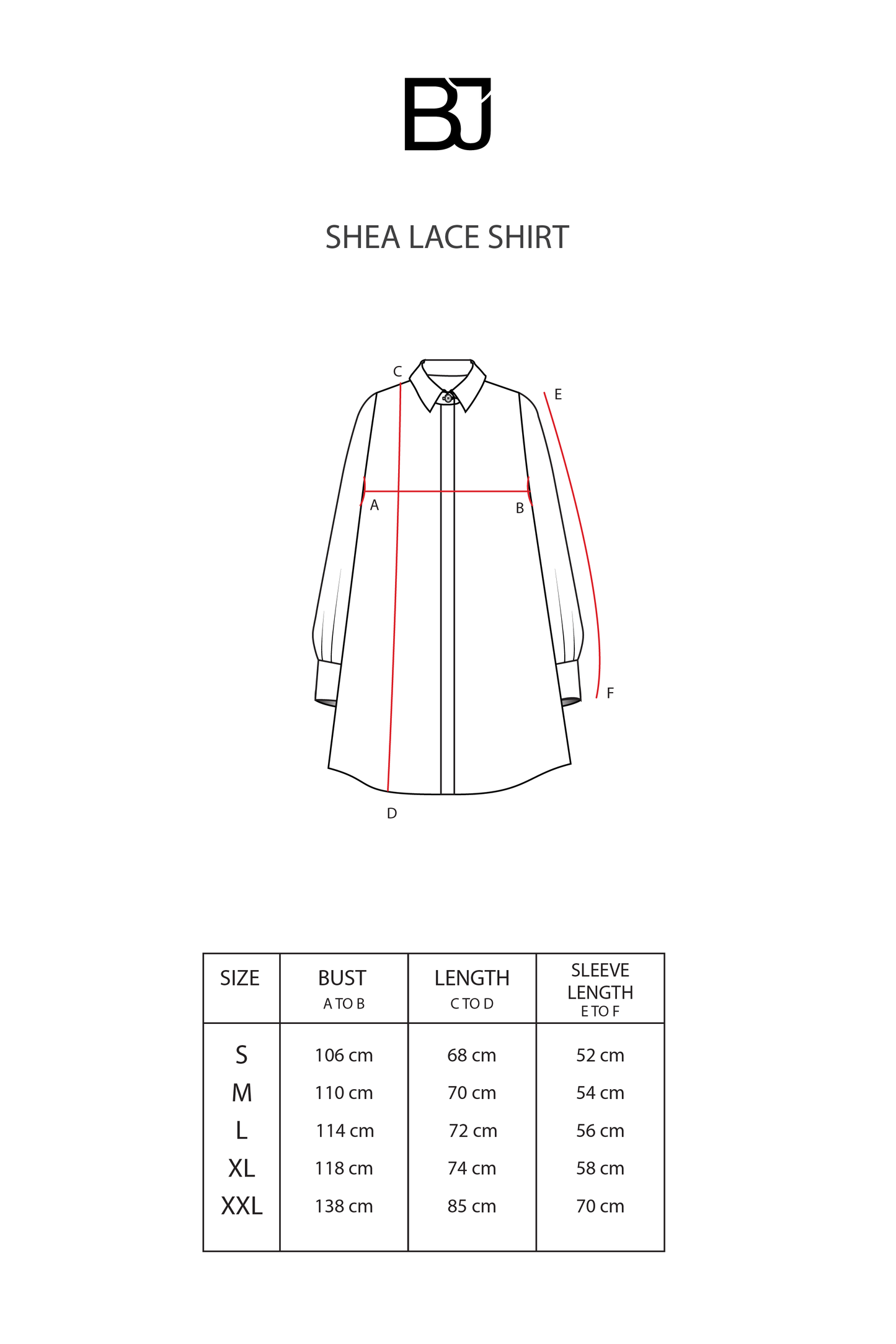 Shea Lace Shirt - Black Leaf