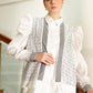 Kyara Embroidery Shirt - White