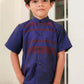 Benang Pelangi Nalanda Kids Shirt Short Sleeve - Navy