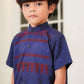 Benang Pelangi Nalanda Kids Shirt Short Sleeve - Navy