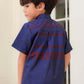 Benang Pelangi Nalanda Kids Shirt Short Sleeve - Navy