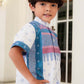 Benang Pelangi Nalanda Kids Shirt Short Sleeve - Blue