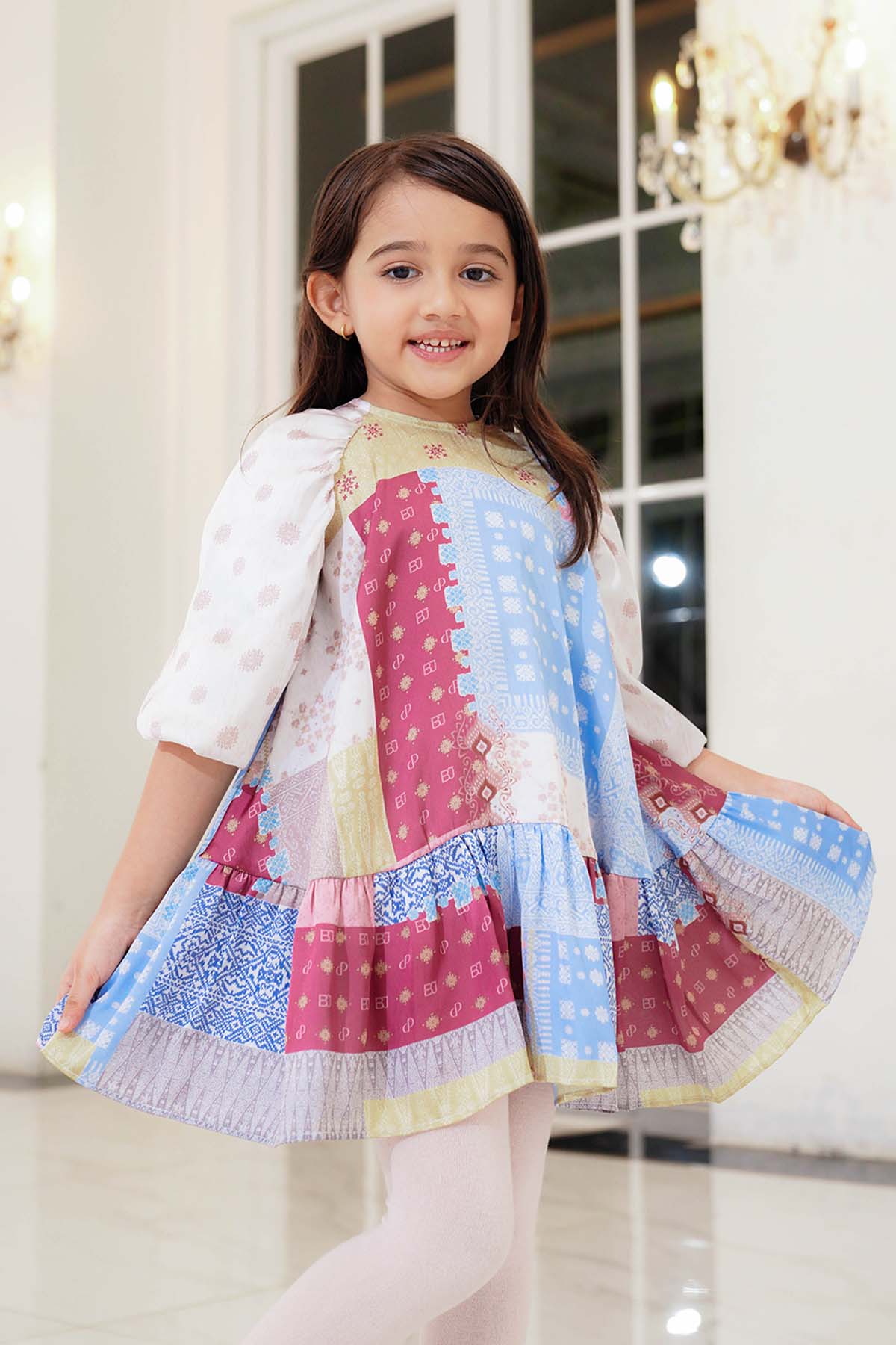 Benang Pelangi Prado Kids Dress - Ivory