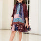 Benang Pelangi Musi Kids Ruffle Dress - Maroon