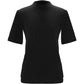 Highneck T-Shirt - Jet Black