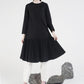 Shara Pleated Dress Black