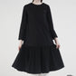 Shara Pleated Dress Black