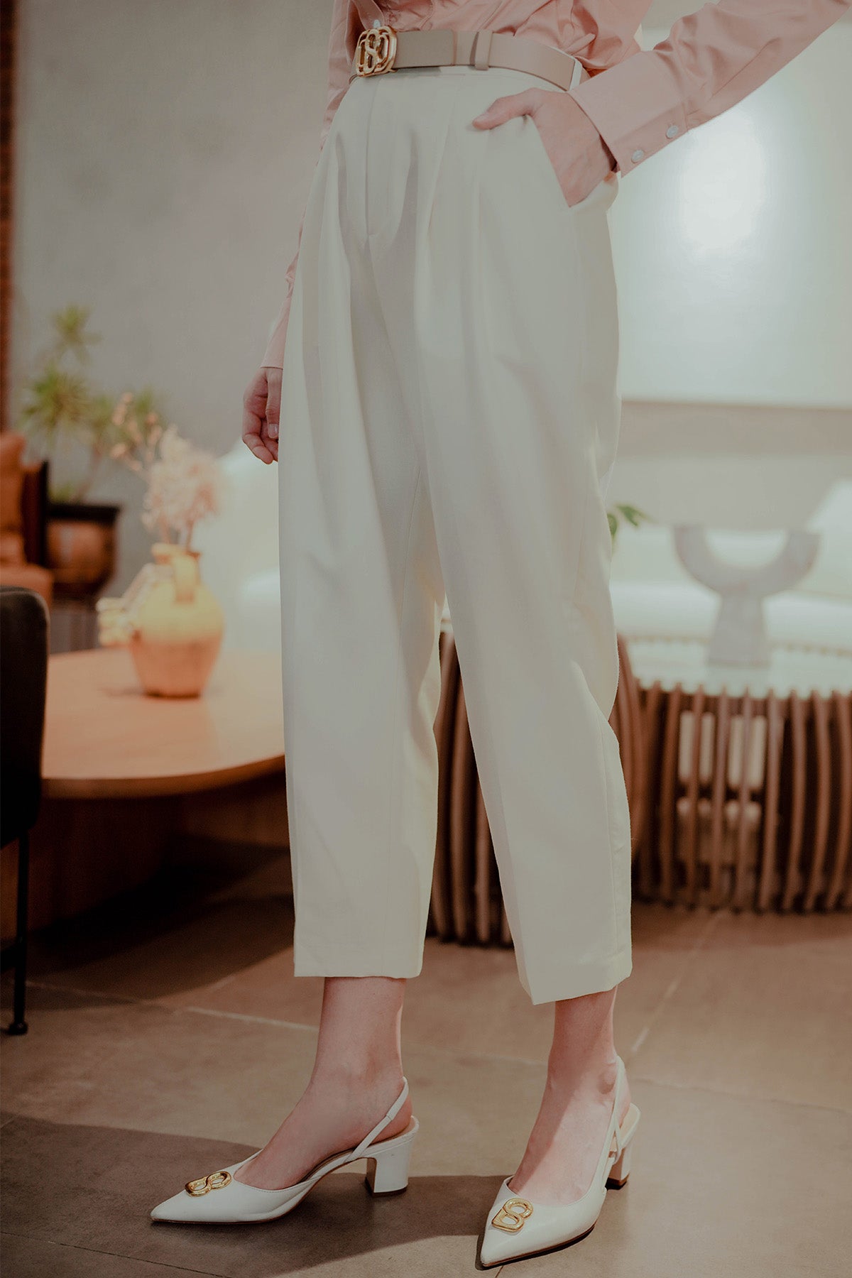 Calina Pants - Cream