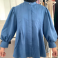 Edelie Puffy Shirt - Blue